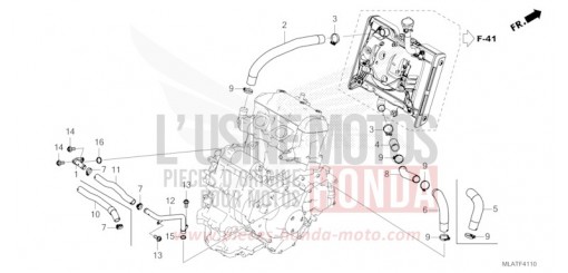 RADIATOR HOSE/WATER PIPE CMX1100D3T de 2026
